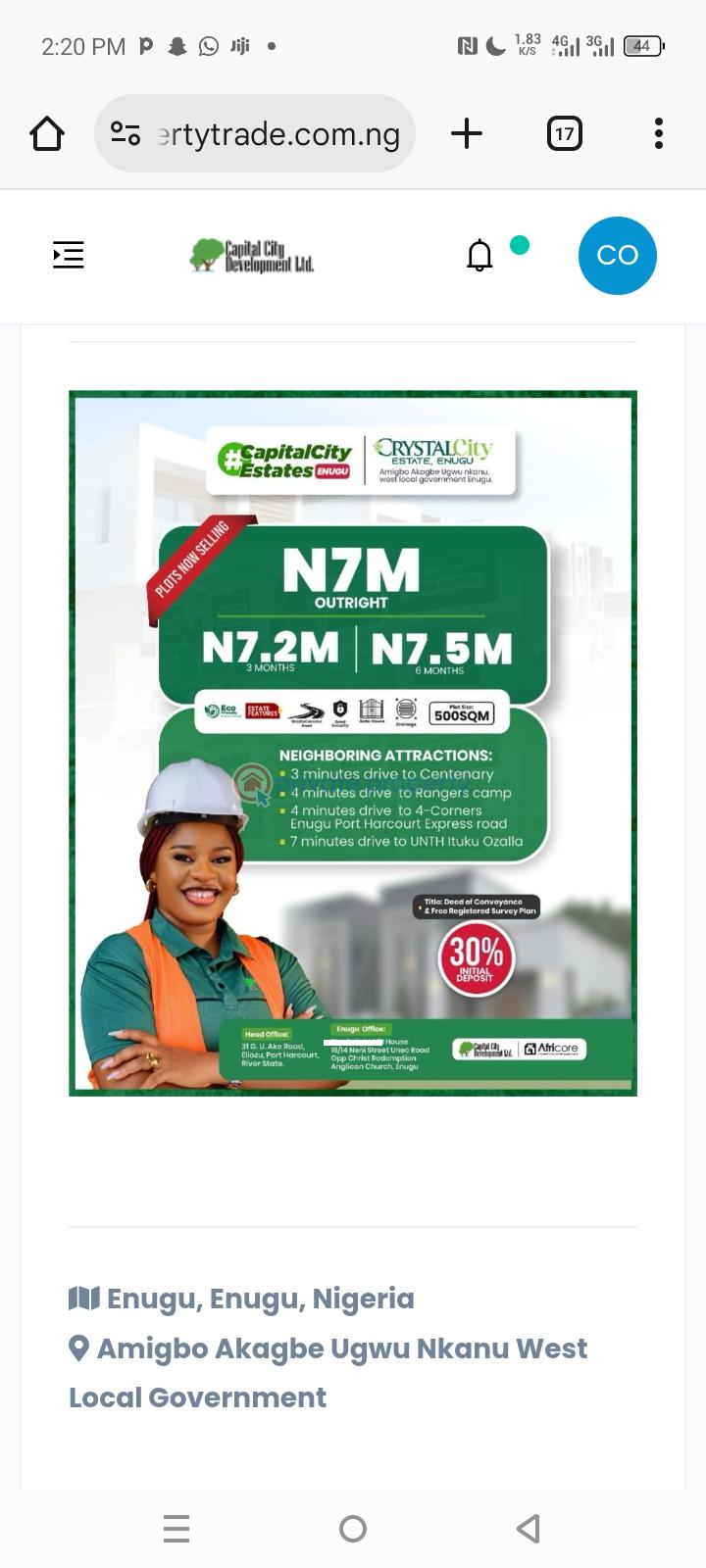 Residential Land For Sale Nkanu Enugu