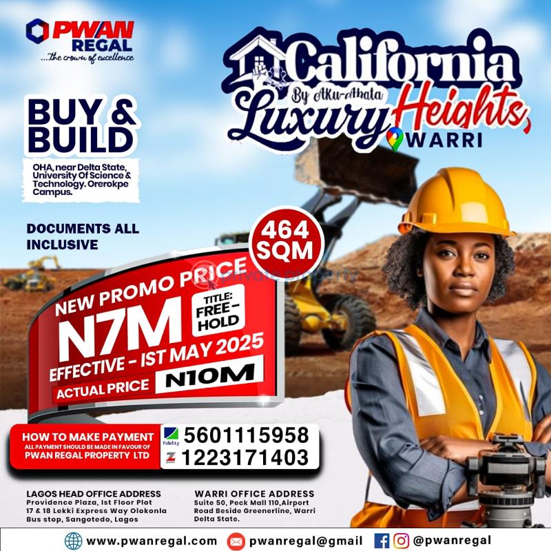 Residential Land For Sale Warri Delta