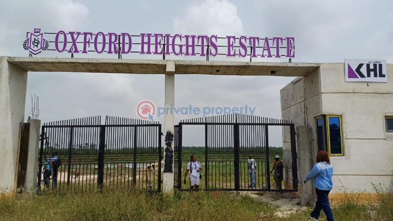 Residential Land For Sale Oxford Heights Estate Sharing Fence With Mayfair Garden Awoyaya Ajah Lagos