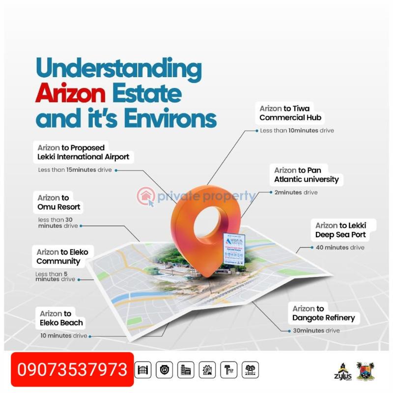 Land For Sale Arizon Estate , Eleko. Eleko Ibeju-Lekki Lagos - 4
