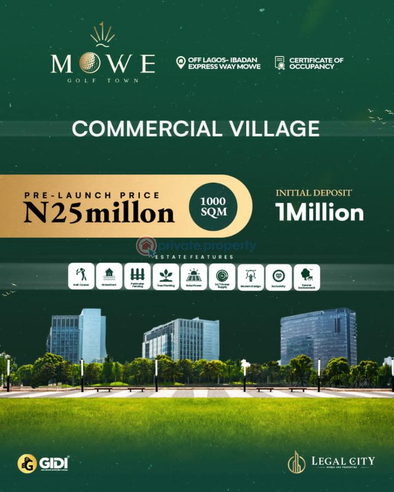 Mixed use Land For Sale Off Lagos Ibadan Expressway Mowe. Ibadan Oyo - 1