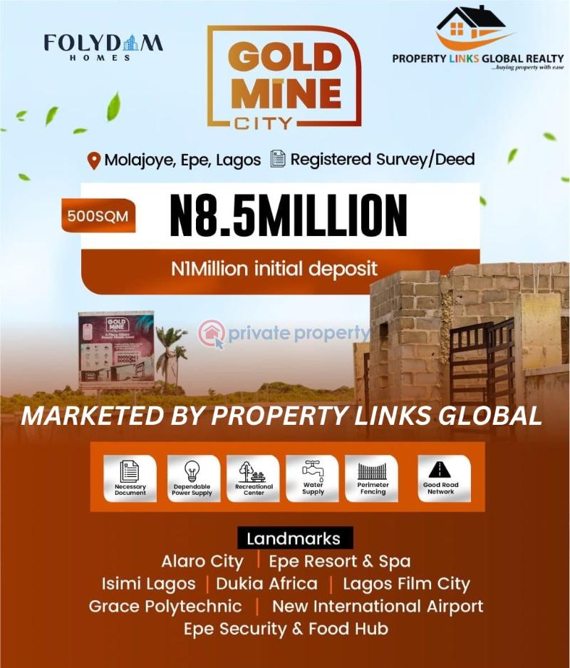Residential Land For Sale The Gold Mine Estate In Molajoye Epe Lagos