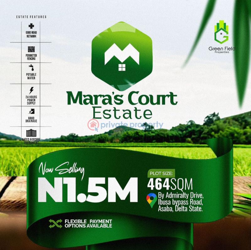 Residential Land For Sale Ibusa By Pass Asaba, Mara's Court. Asaba Delta - 2