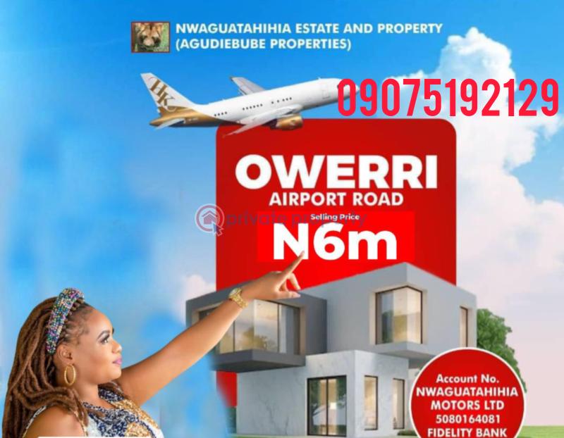 Land For Sale Airport Road Ngor-Okpala Imo