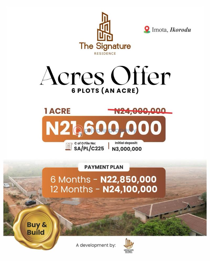 Buy and build land in ikorodu - 8 Residential Land For Sale The Signature Residence Emuren Imota Ikorodu Ikorodu Lagos - 8