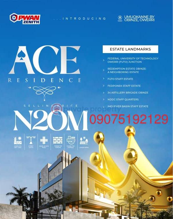 Land For Sale Obinze Owerri Imo