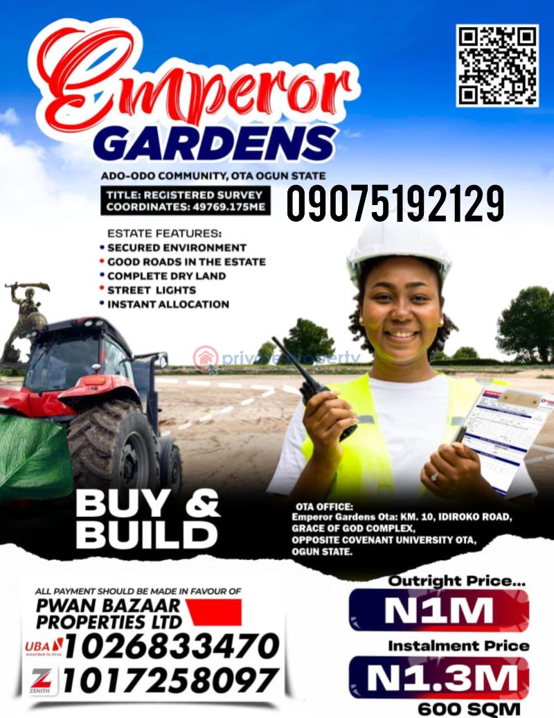 Land For Sale Ado Odo Community Ado Odo/Ota Ogun