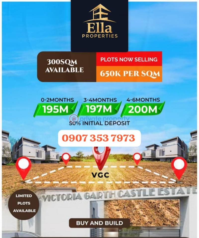 Residential Land For Sale Victoria Garth Castle Victoria Garden City Lekki Lagos - 1