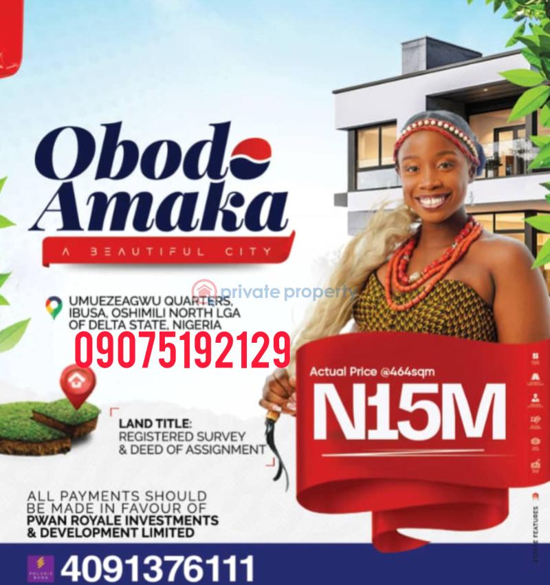 Land For Sale Umuezeagwu Quarters Oshimili North Oshimili North Delta