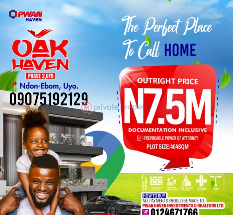Land For Sale Ndon Ebom, Uyo Uyo Akwa Ibom