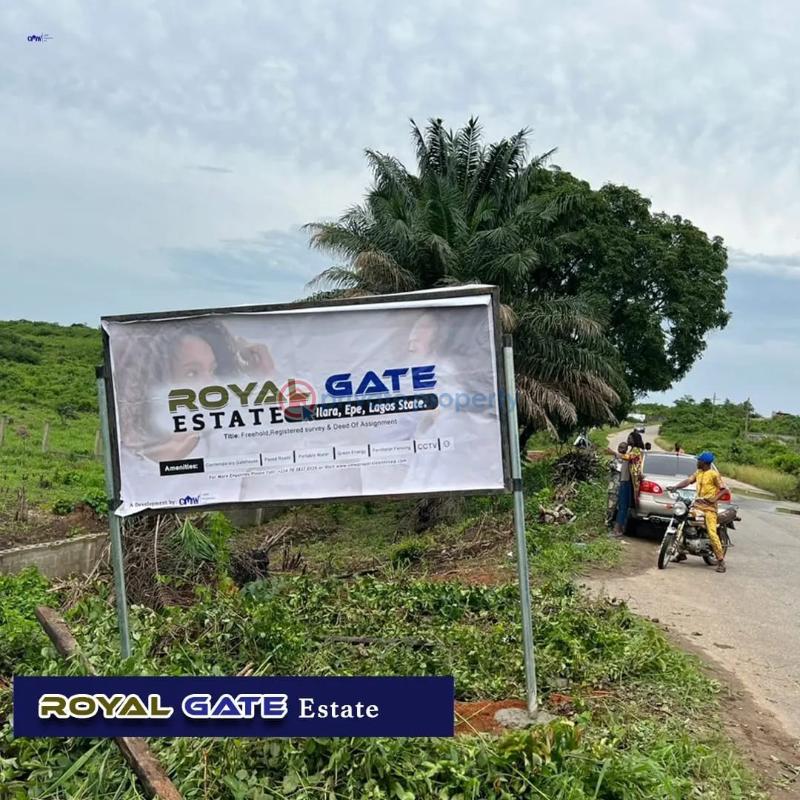 Land For Sale Royal Gate Estate At Ilara In A Built Up Location Selling Fast Epe Lagos - 0