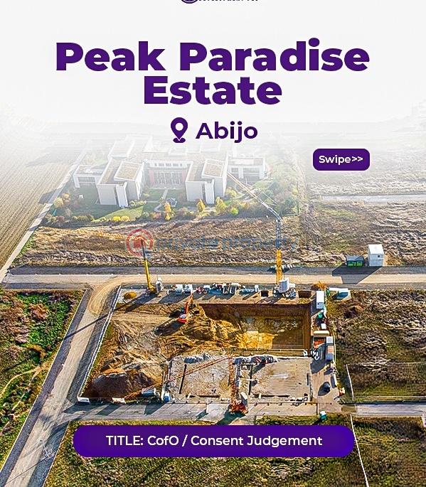 Residential Land For Sale Peak Paradise Estate, Abijo Abijo Ajah Lagos - 3