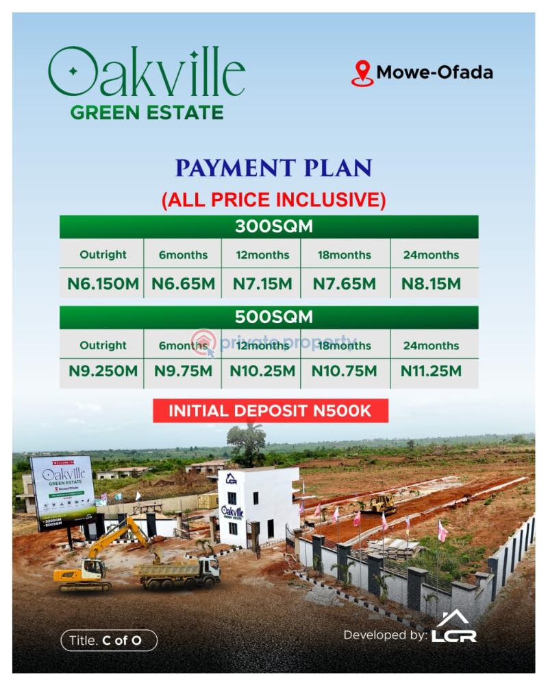 Residential Land For Sale Oakville Green Estate, Mowe Ofada* Mowe Ogun area  - 3