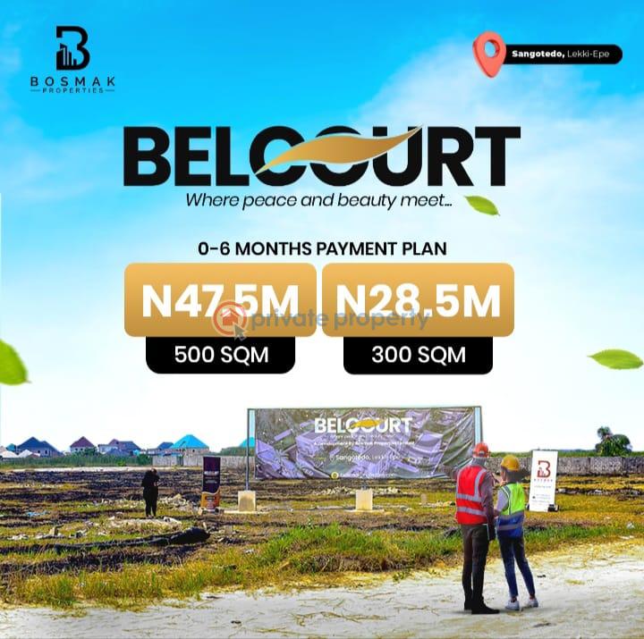 Residential Land For Sale A Buy And Build Land Close To Sangotedo Shoprite, Deposit 5million.belcourt Estate. Majek Sangotedo Lagos - 5