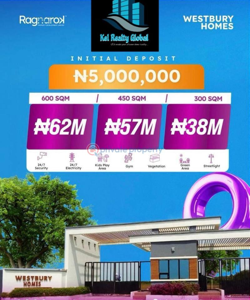 Land For Sale Westbury Homes Lakowe Ajah Lagos - 2