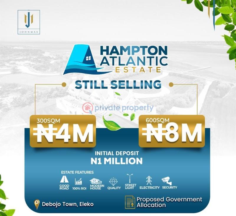 Land For Sale Debojo Town Eleko Hampton Atlantic Estate Eleko Ajah Lagos