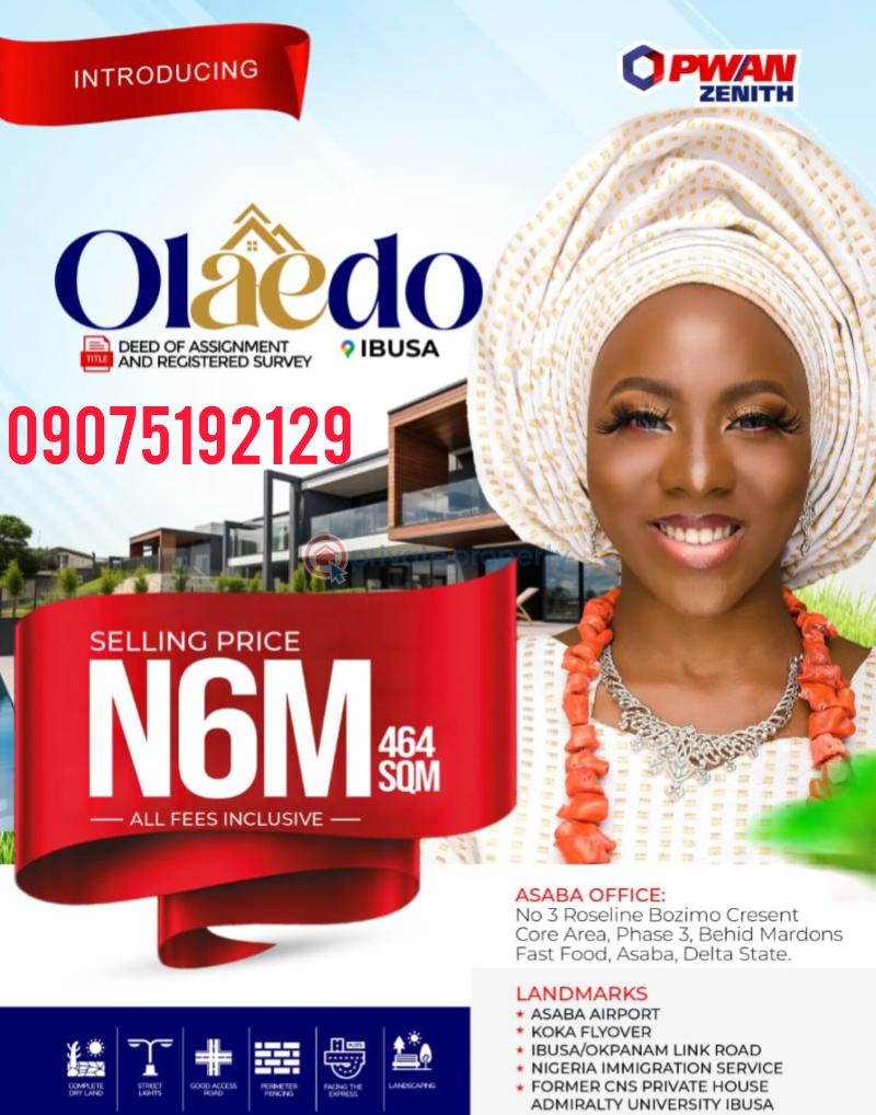Land For Sale Ibusa Asaba Delta