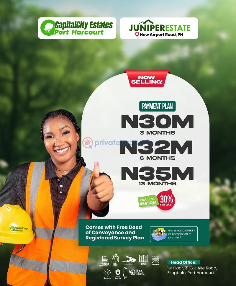 Residential Land For Sale Off Obirikwere Airport Road Port Harcourt Rivers