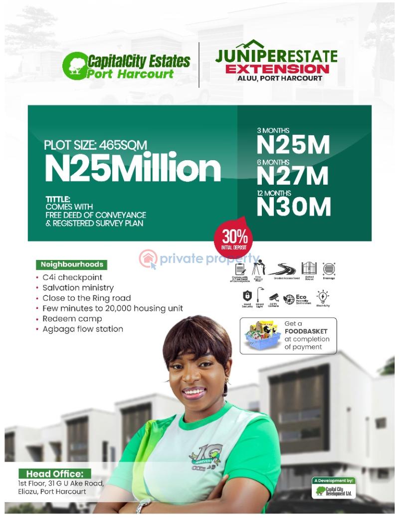 Residential Land For Sale Off Sars Road Port Harcourt Rivers