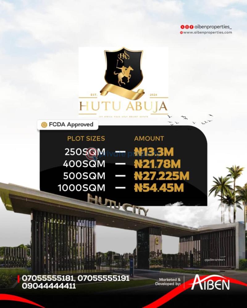 Mixed use Land For Sale Hutu City Lugbe Abuja Phase 4 