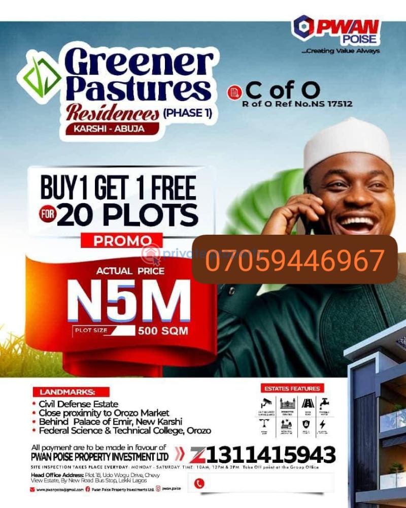 Mixed use Land For Sale Karshi Karu Nassarawa
