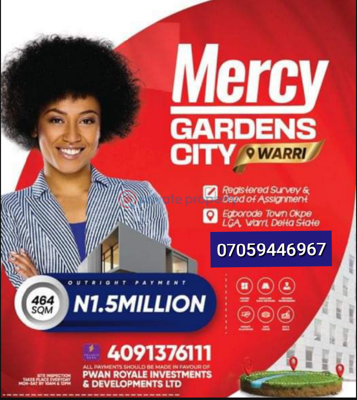 For sale Land Egborode Town Okpe Lga Warri Delta State Warri Delta