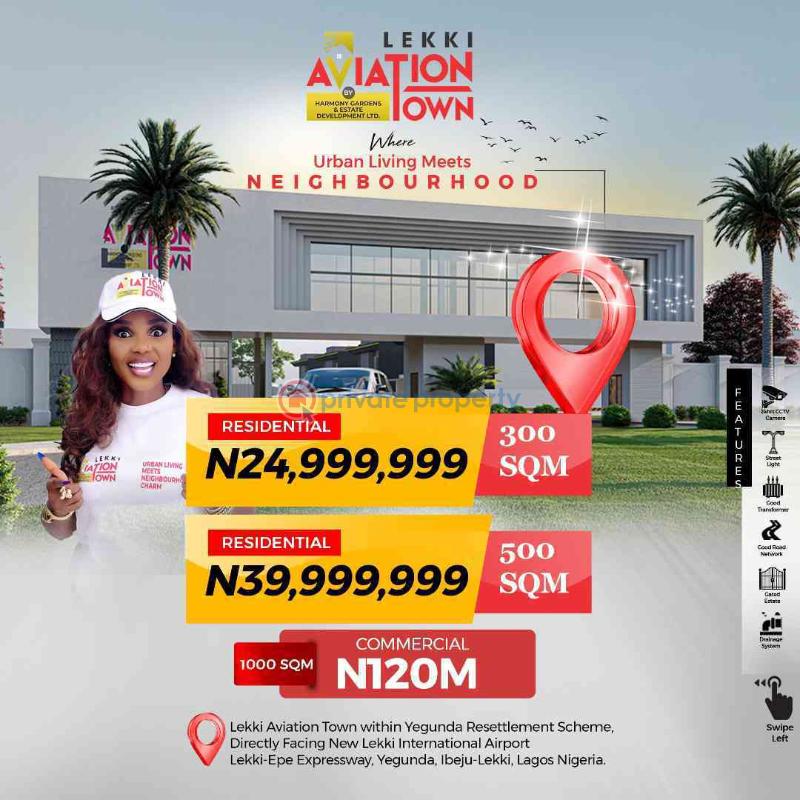Residential Land For Sale Lekki Aviation Town Eleko Ibeju-Lekki Lagos - 0