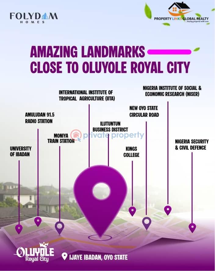 Mixed use Land For Sale Oluyole Royal City Estate In Ijaye Ibadan Oyo - 4