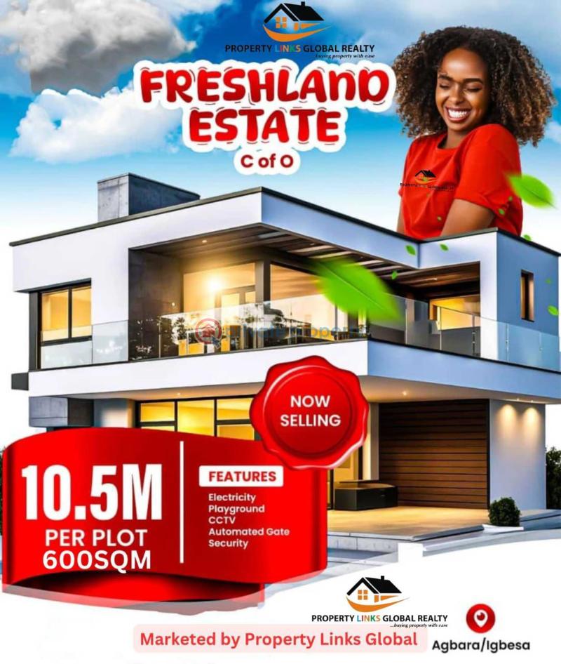 Residential Land For Sale Freshland Estate Resort In Edu Agbara (Ogun) Ogun area  - 3