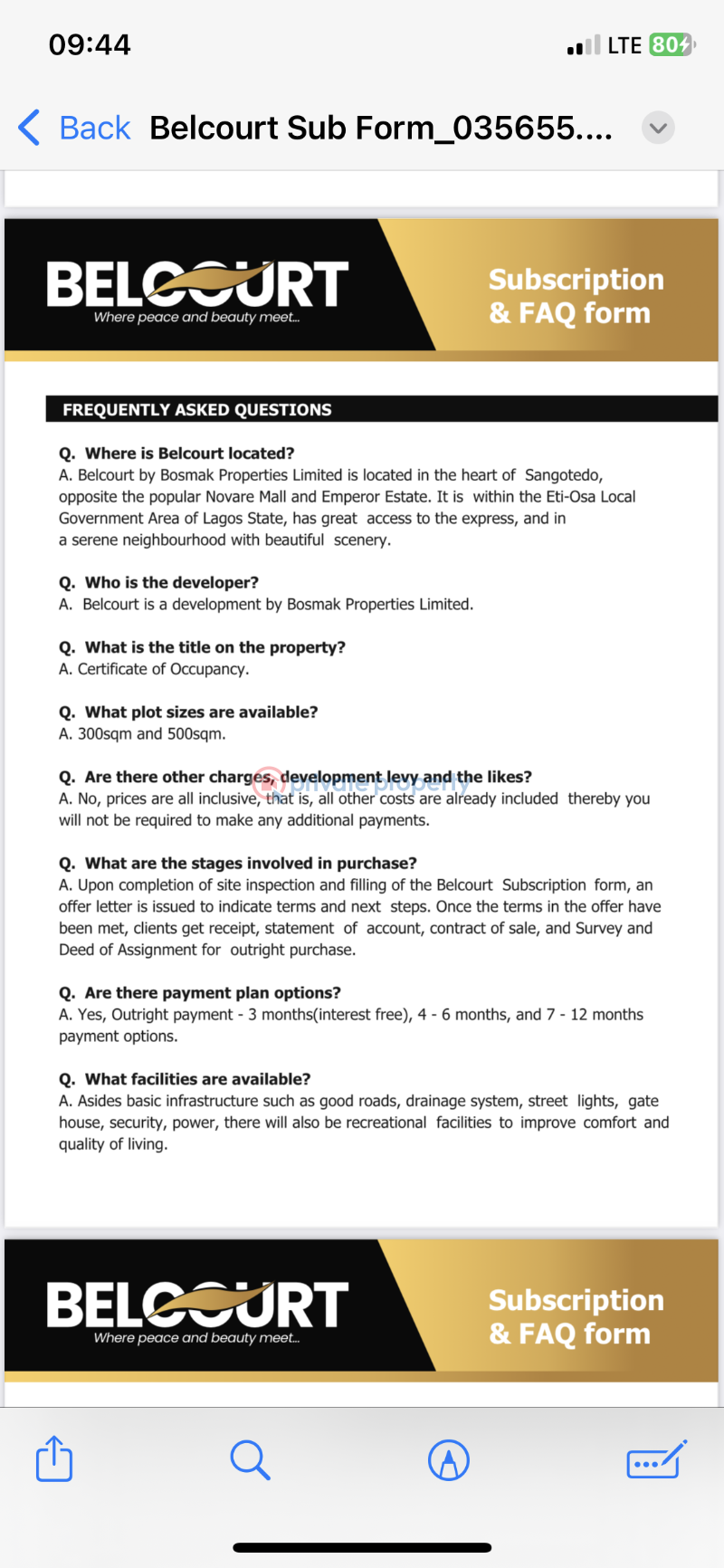 Land For Sale Located At Sangotedo Very Close To Novaire Mall Shoprite Ajah Lagos - 3