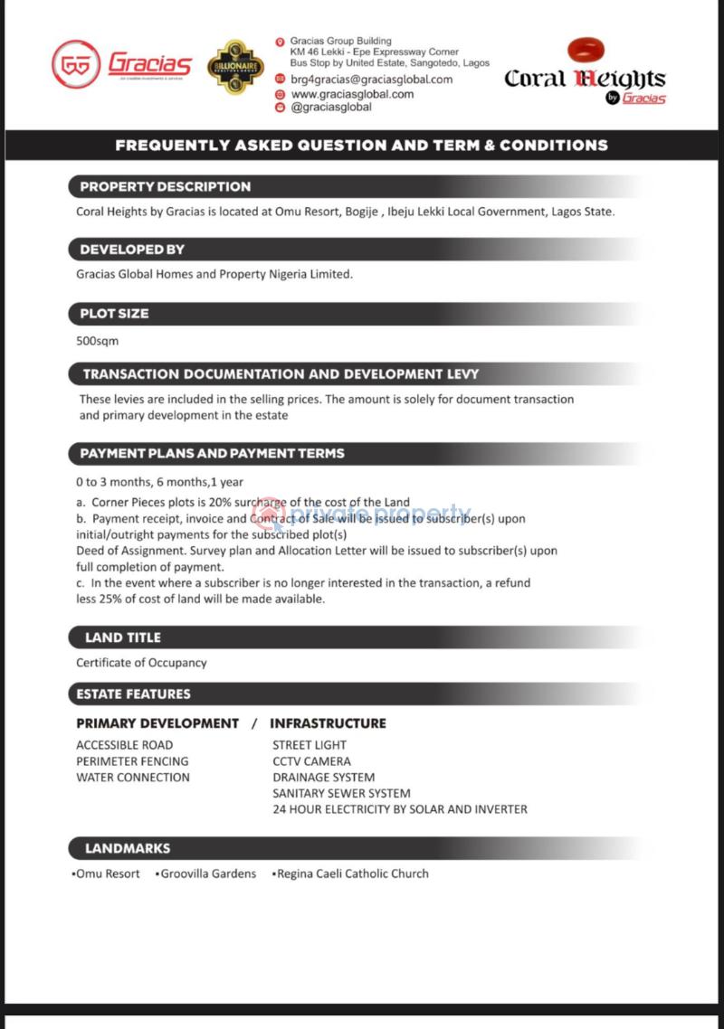 Land For Sale Just Beside Omu Resort, Lekki Epe Express Way Lagos Lagos Island  - 5