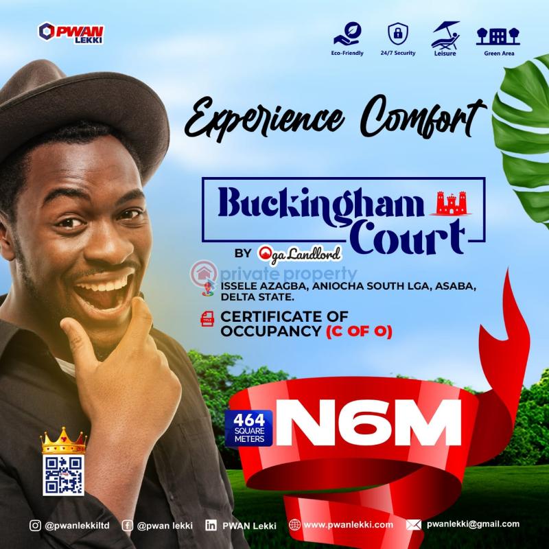 For sale Land Buckingham Court Estate, Asaba. Asaba Delta (PID 1PBAMR