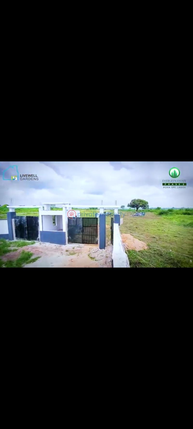 Commercial Property For Sale Evergreen Estate, Poka Directly Opposite Atlantic Hall School Epe Lagos - 1