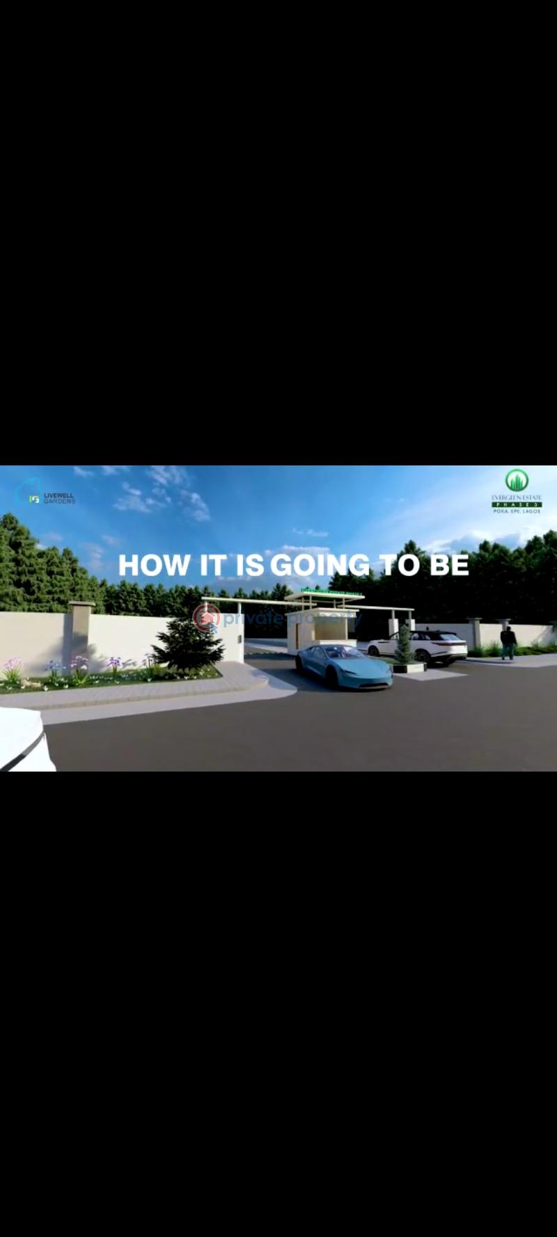 Commercial Property For Sale Evergreen Estate, Poka Directly Opposite Atlantic Hall School Epe Lagos - 5