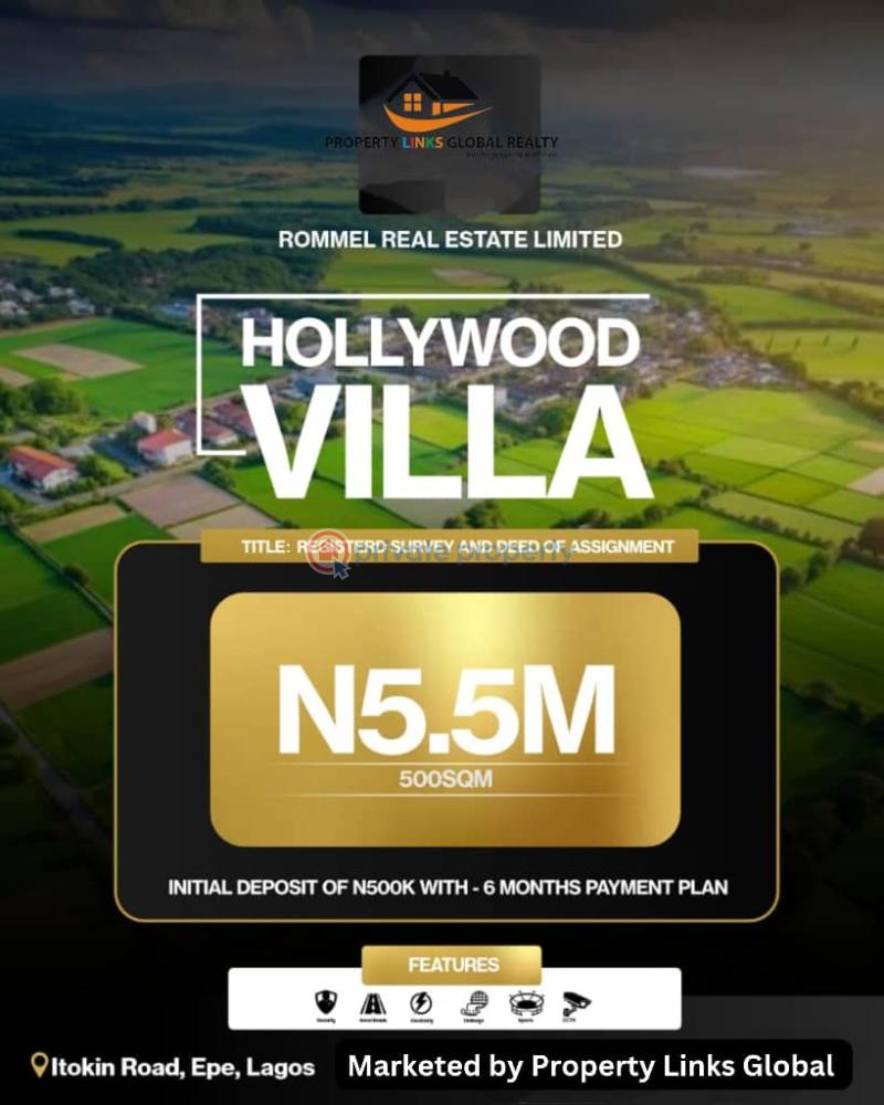 Commercial Property For Sale Hollywood Villa Itokin Epe Lagos