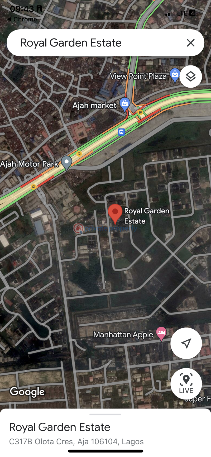 Land For Sale An Upscale Housing Development Located Off The Lekki Epe Expressway, Within One Kilometre Of Vgc. Ajah Lagos - 2
