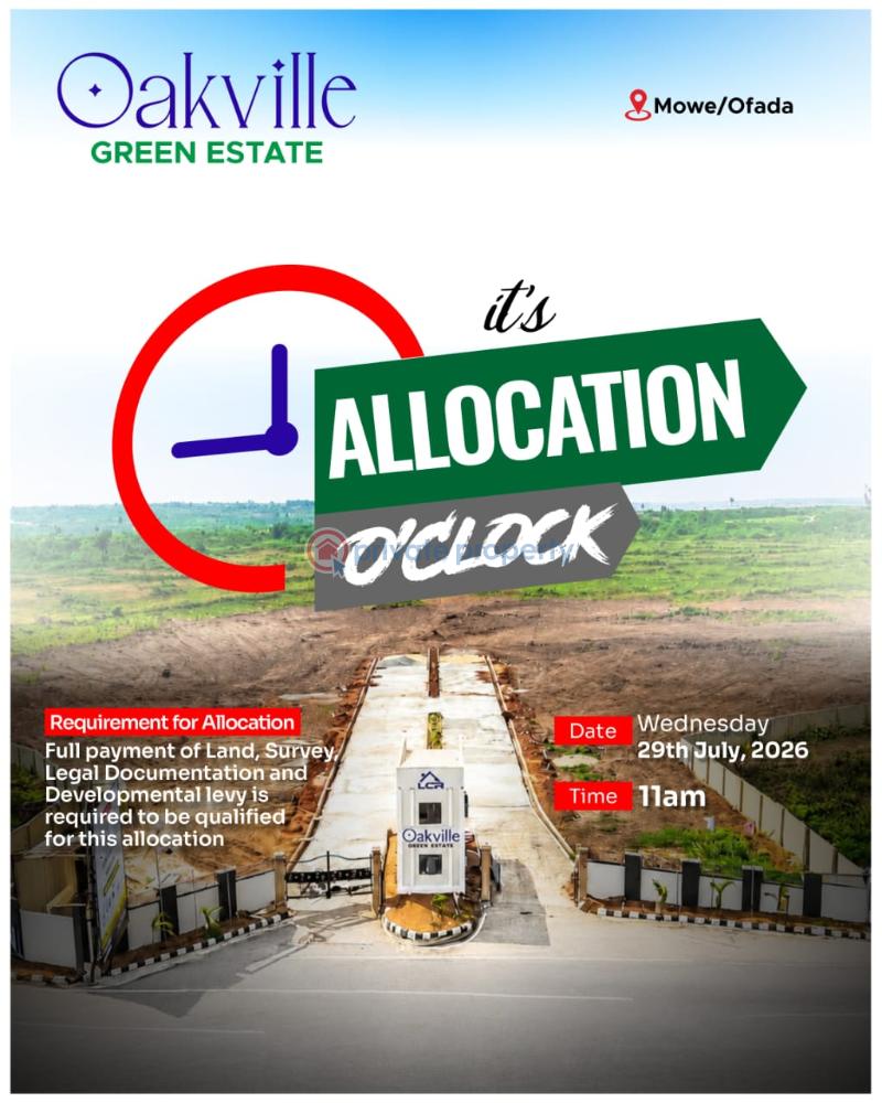 Mixed use Land For Sale Oakville Green Estate, Mowe Ofada Very Close To The Mowe Ogun area  - 4