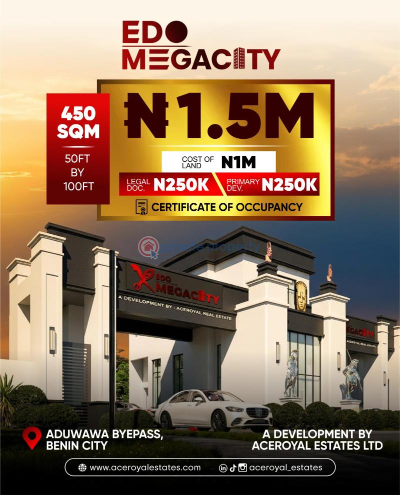 Mixed use Land For Sale Edo Megacity Estate In Igue Nwangue Community, Off Aduwawa Bypass, Very Close To Eagle Junction, Benin City, Edo State Benin Edo - 8