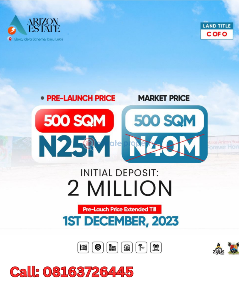 Land For Sale Beside Pan Atlantic University Campus Eleko Ibeju-Lekki Lagos - 2