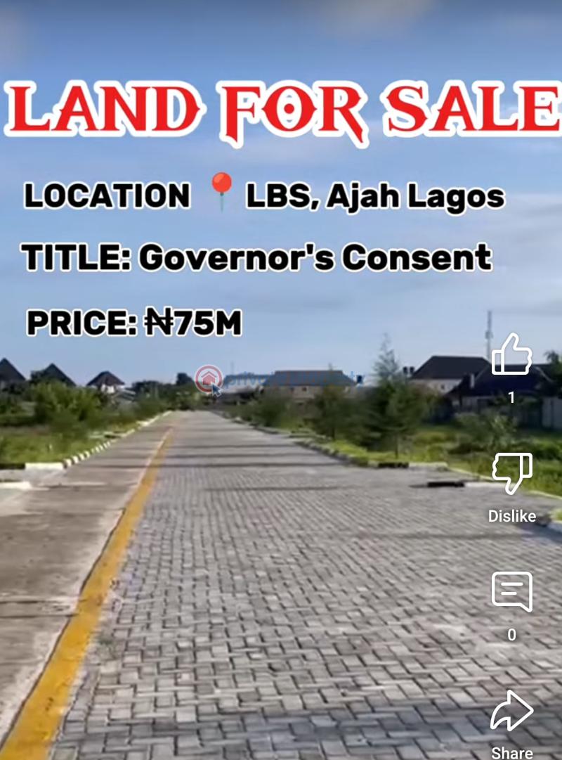 Residential Land For Sale By General Paint Beside Lagos Business School Abraham Adesanya Ajah Lagos - 0