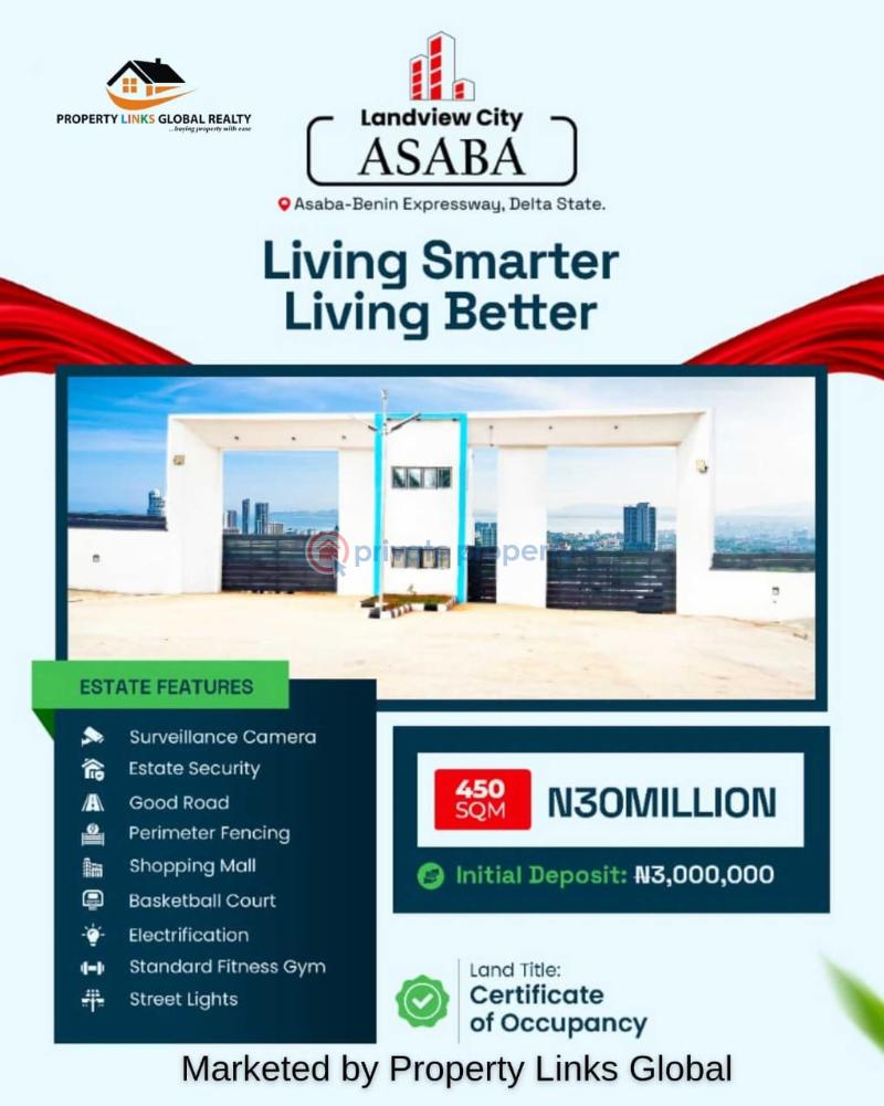 Mixed use Land For Sale Landview City Close To Wichtech Industries Ltd And Federal Housing Estates With Asaba International Airport, Head Bridge Asaba Delta - 0
