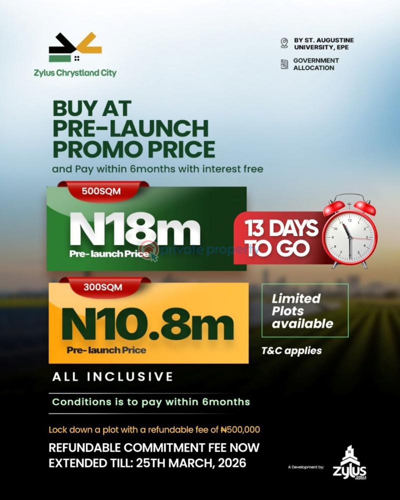 Residential Land For Sale Chrystland City By Augustine University Epe Epe Lagos
