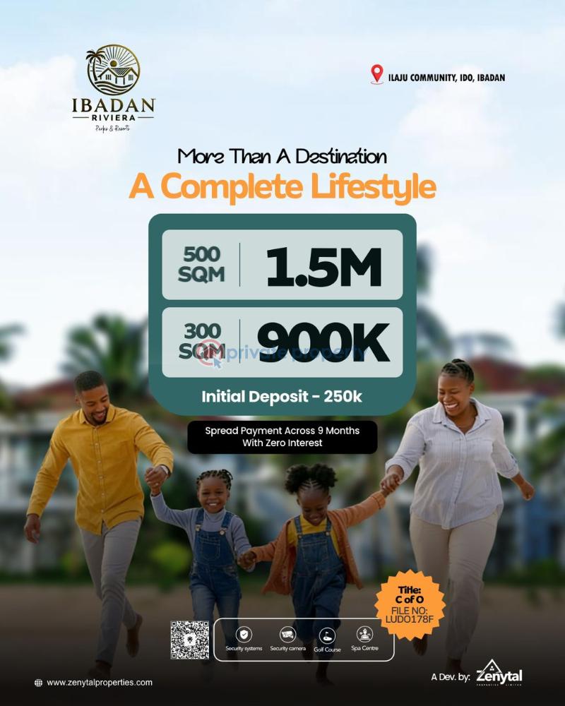 Residential Land For Sale Ibadan Riviera Estate Ilaju Community Ido Ibadan Ido Ibadan Oyo - 0
