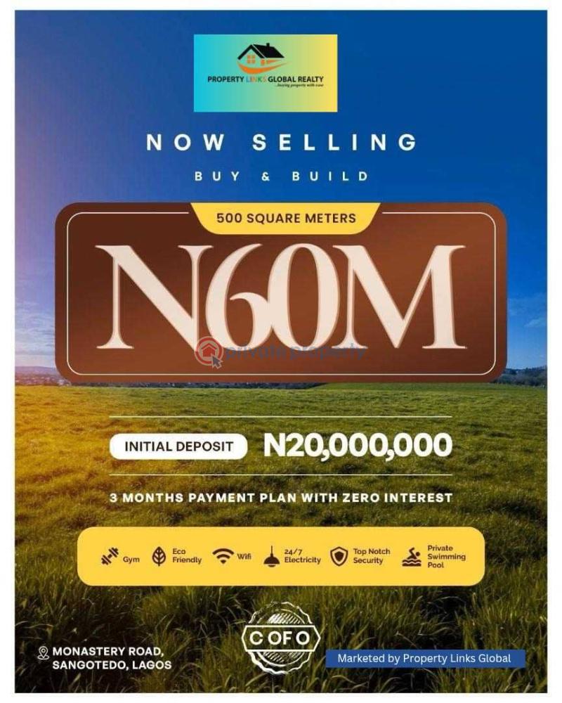 Mixed use Land For Sale Sangotedo Along Monastery Road Behind Shoprite Ajah Lagos - 5