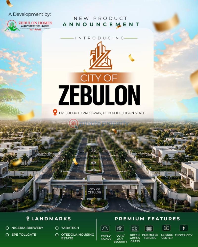 Residential Land For Sale City Of Zebulon Located At Epe Ijebu Expressway Ijebu Ode Ogun - 1