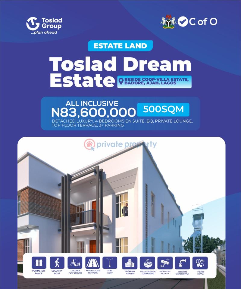 Mixed use Land For Sale Dreamcity Estate Behind Coop Villa Estate,addo Badore Ajah Lagos - 16