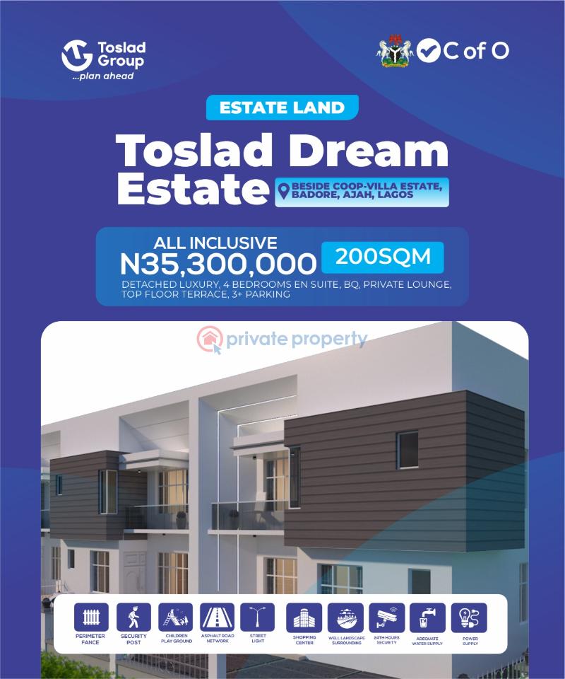Mixed use Land For Sale Dreamcity Estate Behind Coop Villa Estate,addo Badore Ajah Lagos - 14