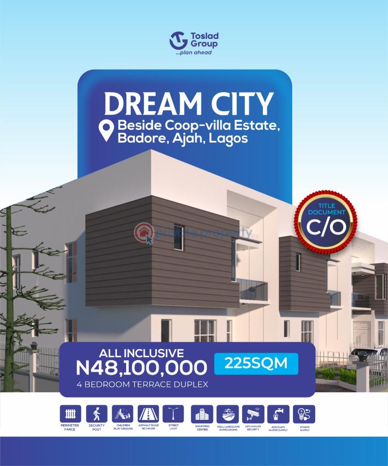 Mixed use Land For Sale Dreamcity Estate Behind Coop Villa Estate,addo Badore Ajah Lagos - 8