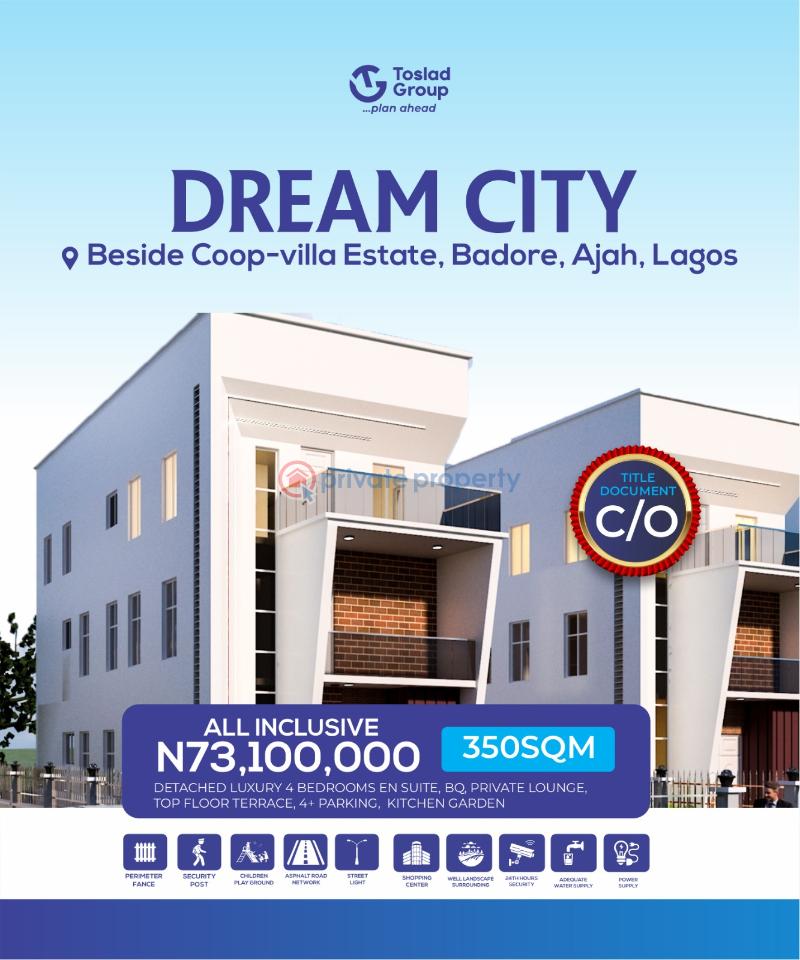 Mixed use Land For Sale Dreamcity Estate Behind Coop Villa Estate,addo Badore Ajah Lagos - 11