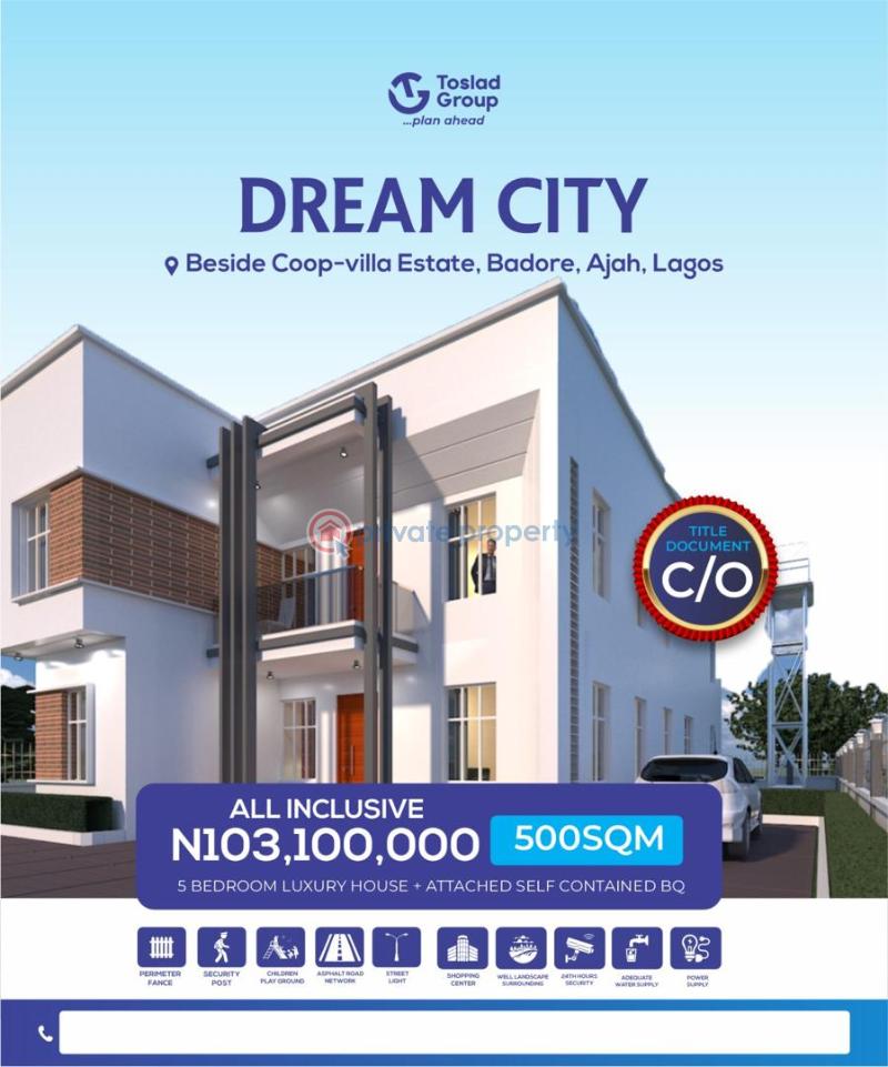 Mixed use Land For Sale Dreamcity Estate Behind Coop Villa Estate,addo Badore Ajah Lagos - 10